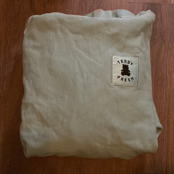 Other - Teddy Fresh Solid Color Fleece Hoodie (Teal)